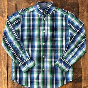 Boys Long Sleeved Button Up